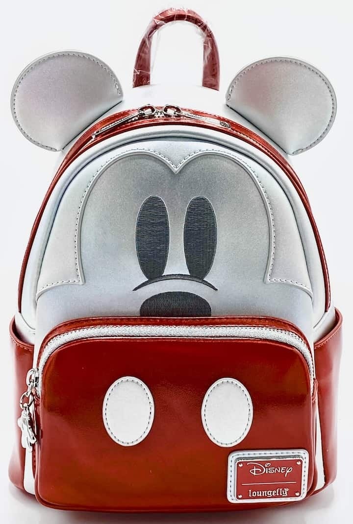 Loungefly - Disney Platinum Mickey Mouse Cosplay Mini Backpack LE top 2200